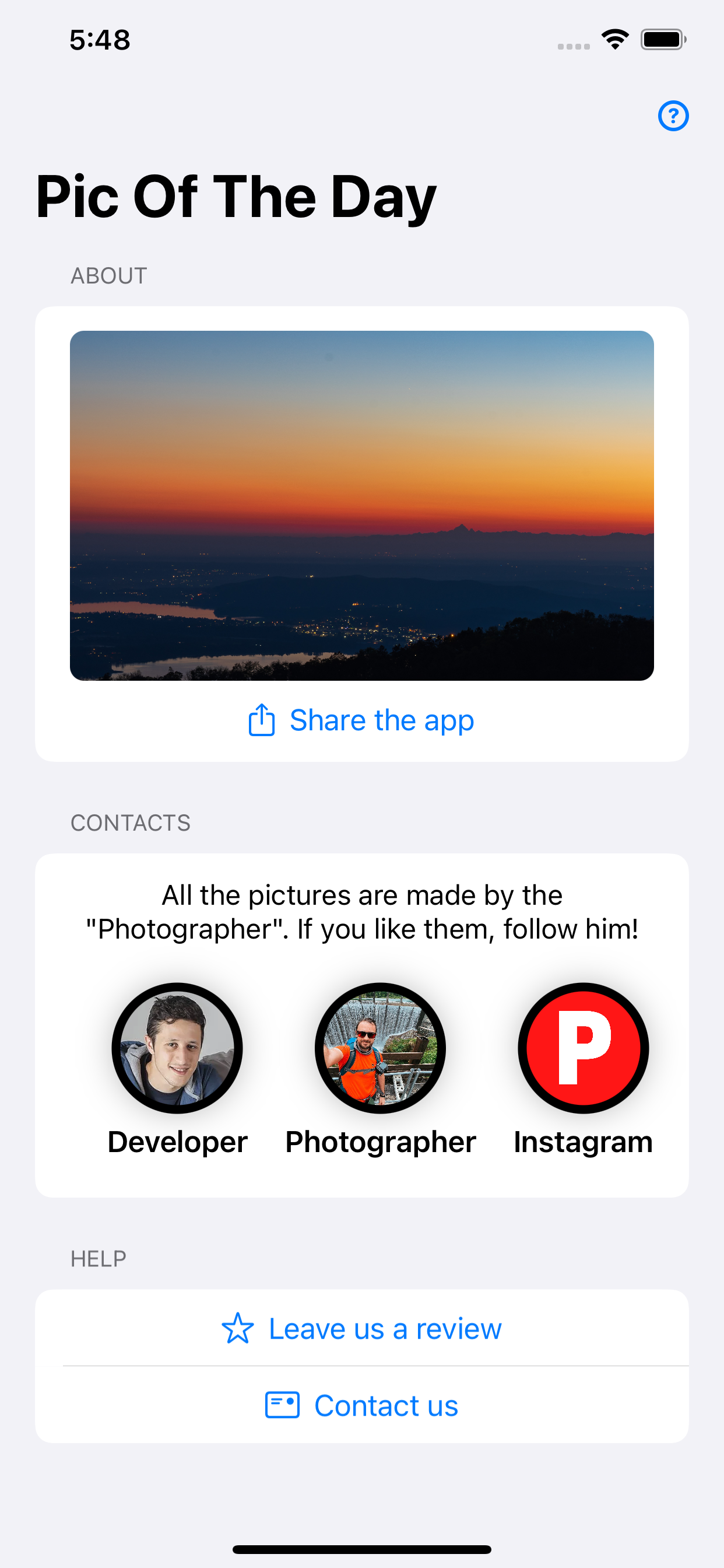 Pic Of The Day - Widget gallery image