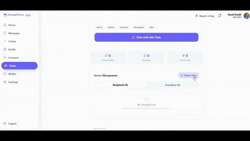 MessageFuture screenshot 1 (video preview)