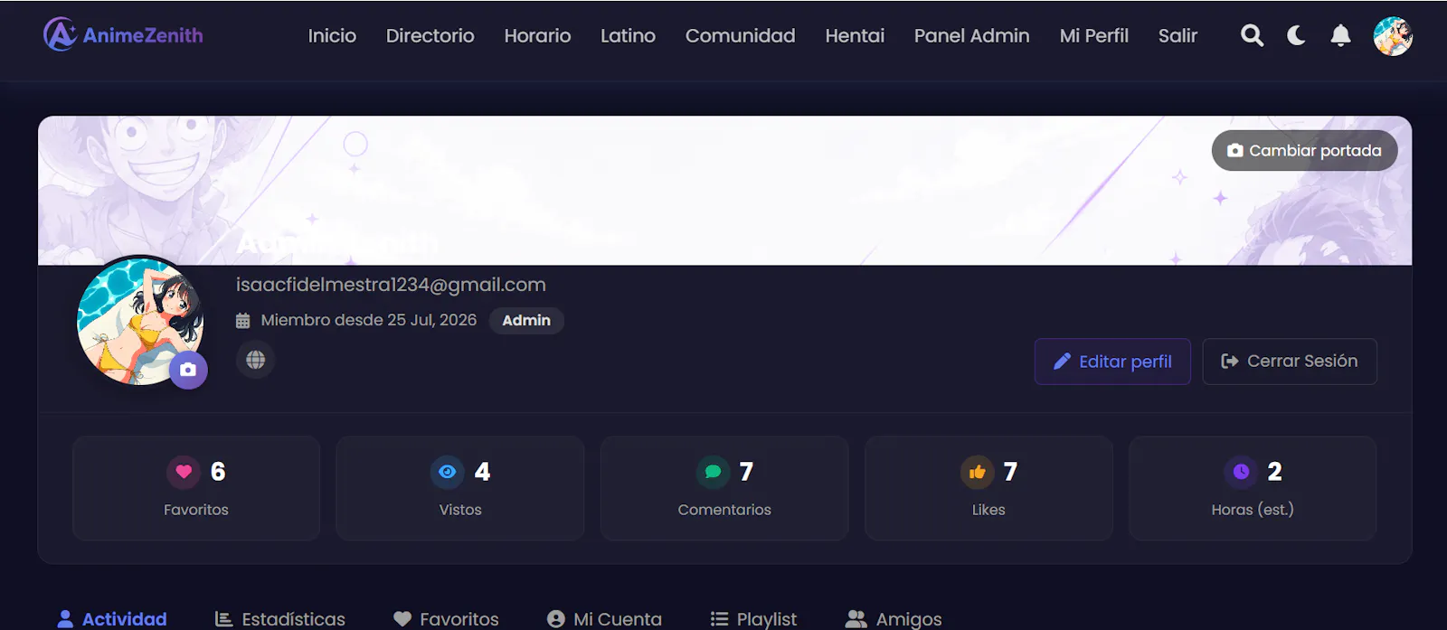 Anime Zenith screenshot 3