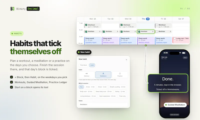 Workstreams by Binary Decimal screenshot 5