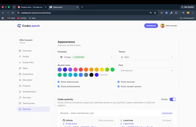 CodoLaunch screenshot 5