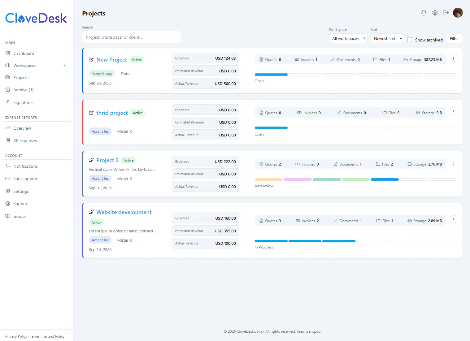 CloveDesk gallery image