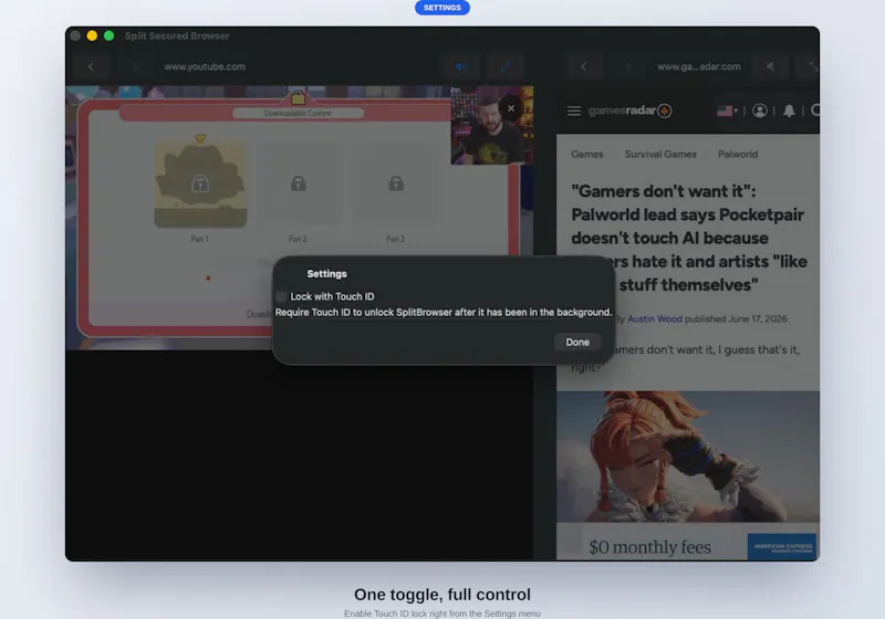 Split Secured Browser screenshot 7