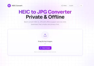 HEIC to JPG/PNG Converter gallery image