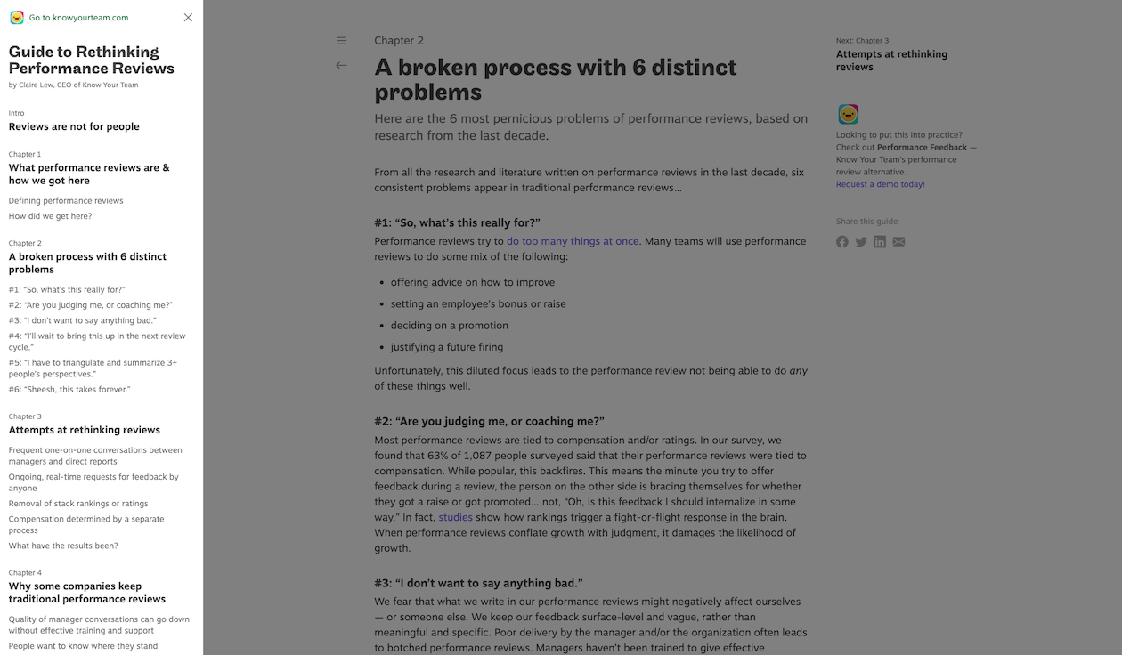 Guide to Rethinking Performance Reviews gallery image