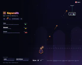 Keywraith — typing game, type to kill gallery image