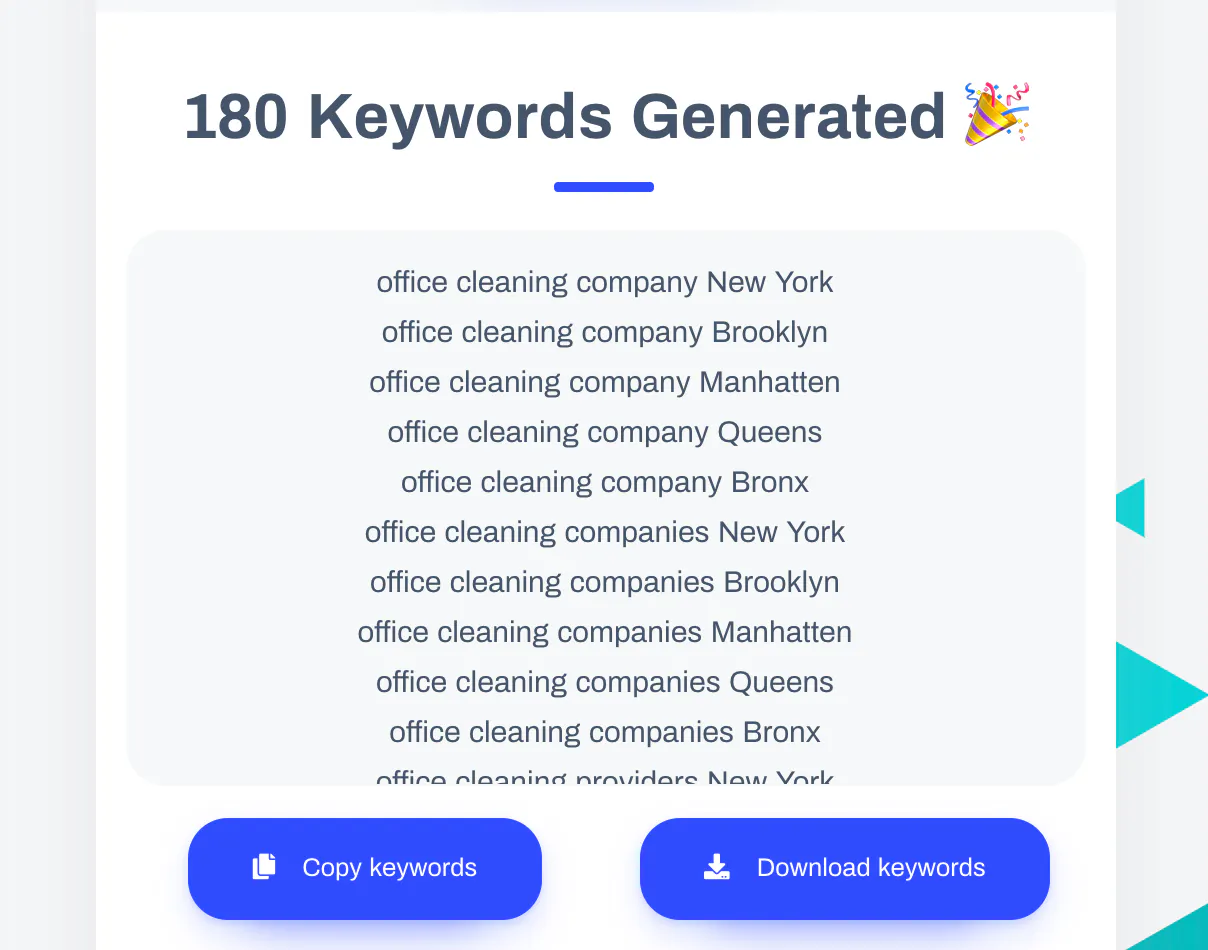AdWords Keyword Generator