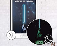 Star Wars: Glow In The Dark Movie Poster media 1
