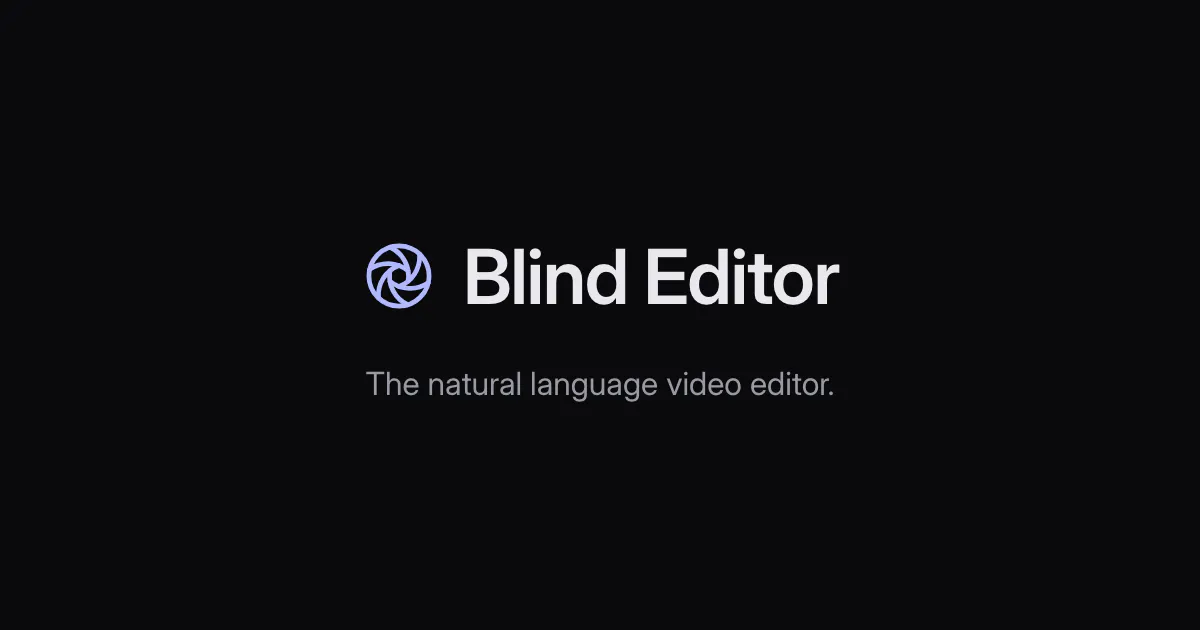Blind Editor gallery image