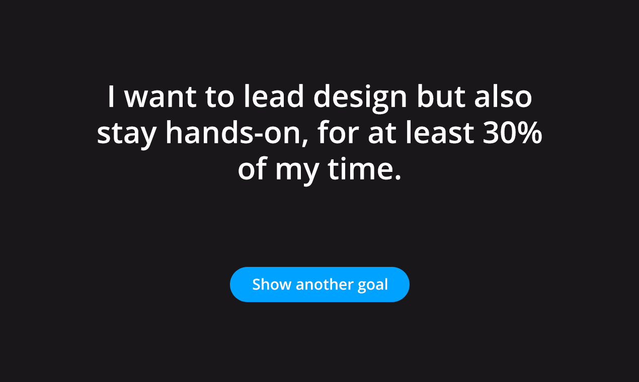 Goals for Designers gallery image