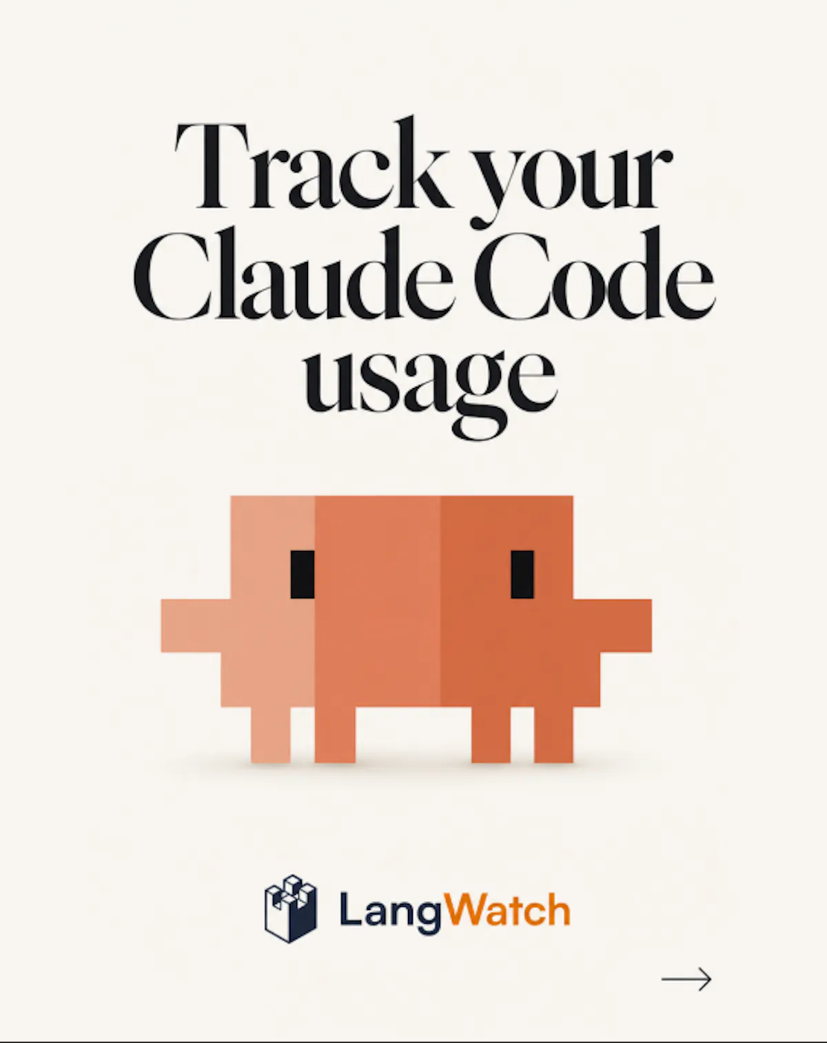 Claude Code usage tracking by LangWatch