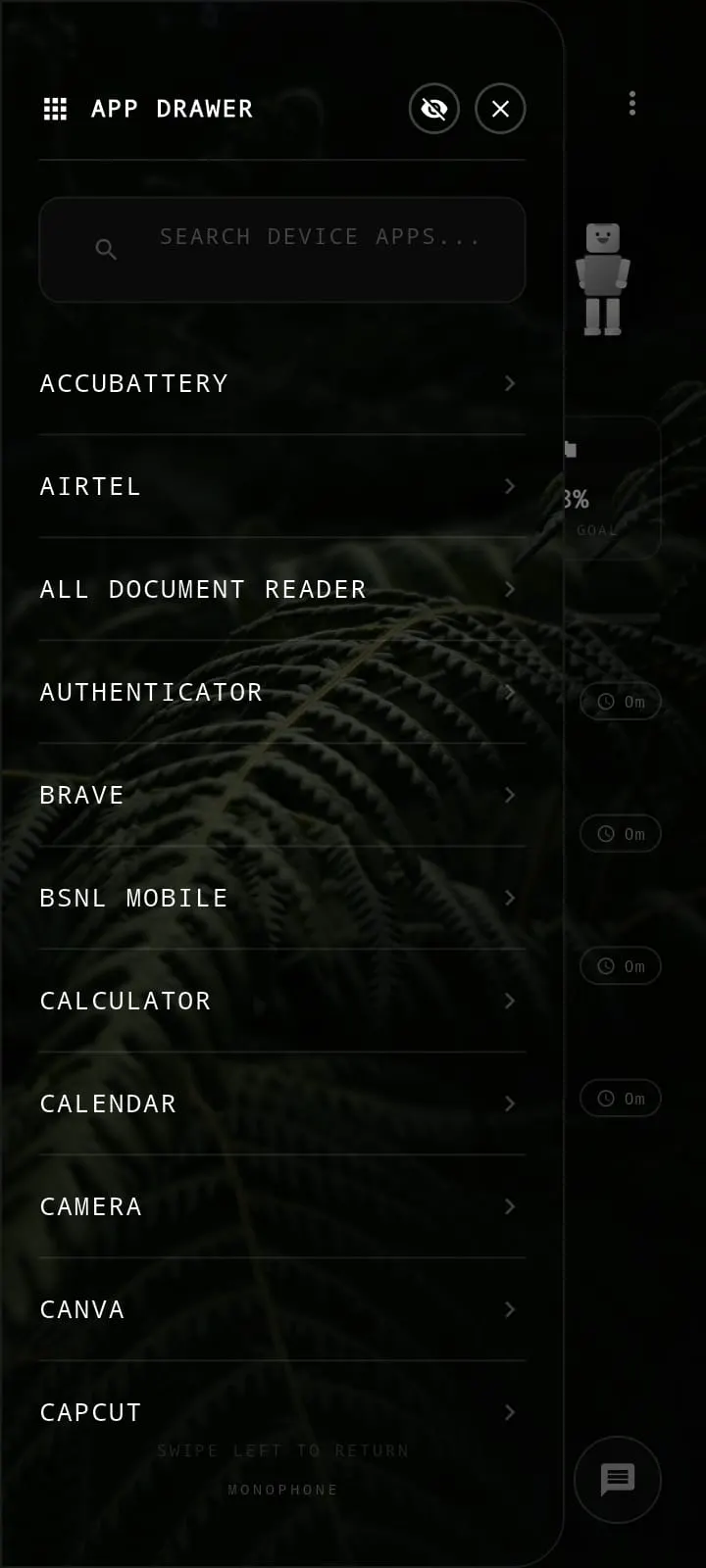 MonoPhone: Minimal Focus Launcher gallery image