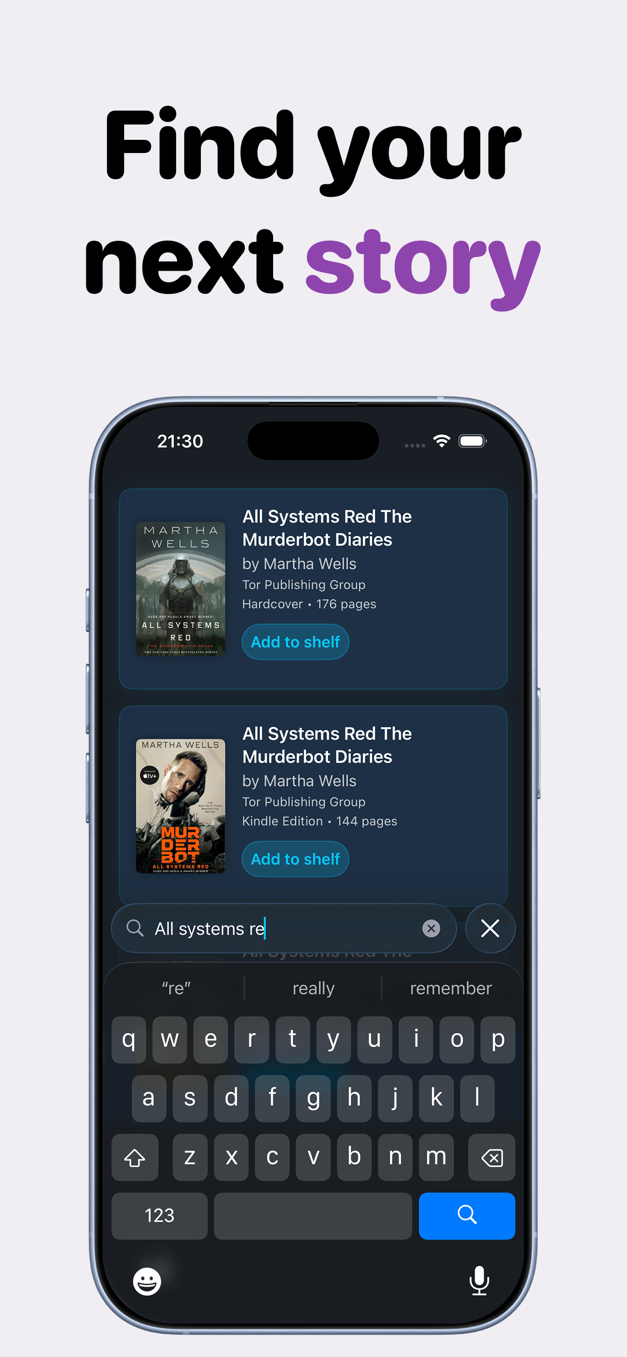 PageFlow – Reading Tracker for iOS gallery image