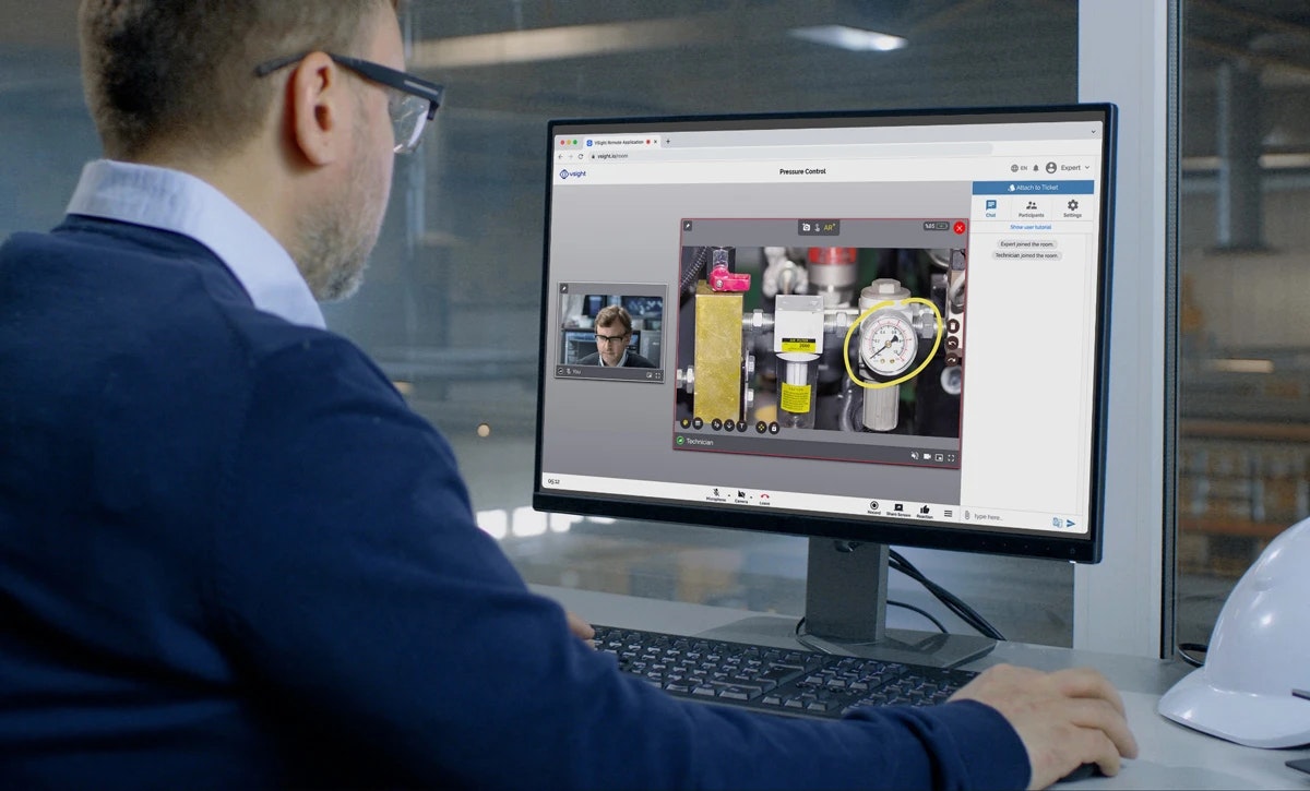 Vsight - Connetti i team di campo con esperti che utilizzano assistenza remota AR media 4