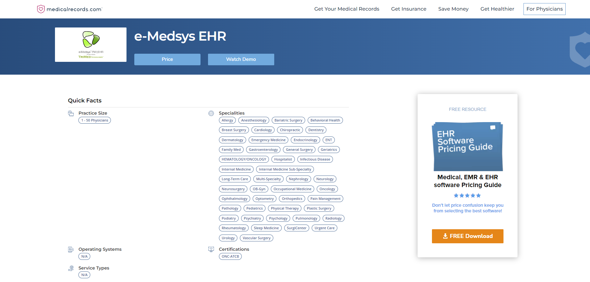 e-Medsys EHR gallery image
