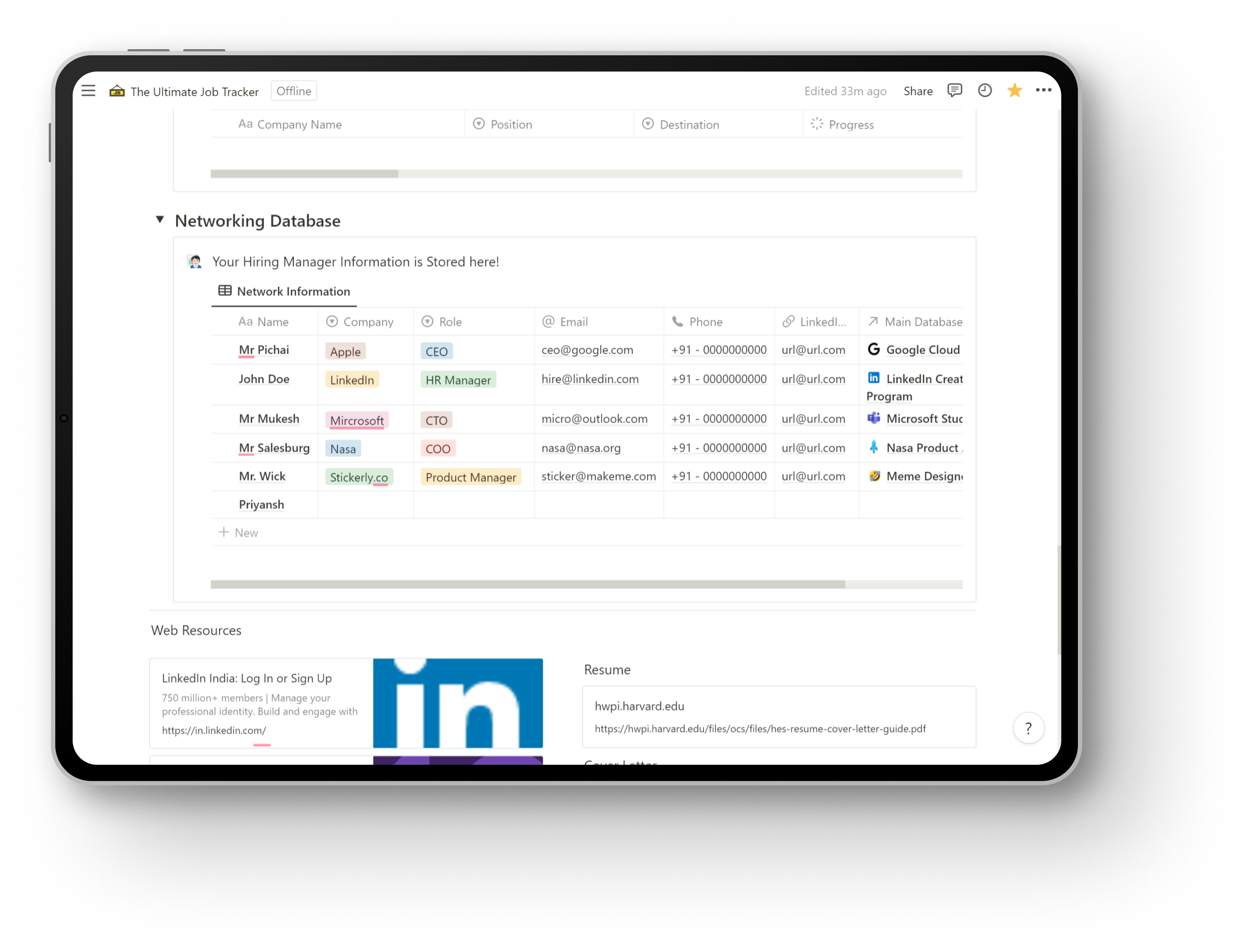 Ultimate Job Tracker - Отслеживайте свой путь к успеху в карьере. медиа 1