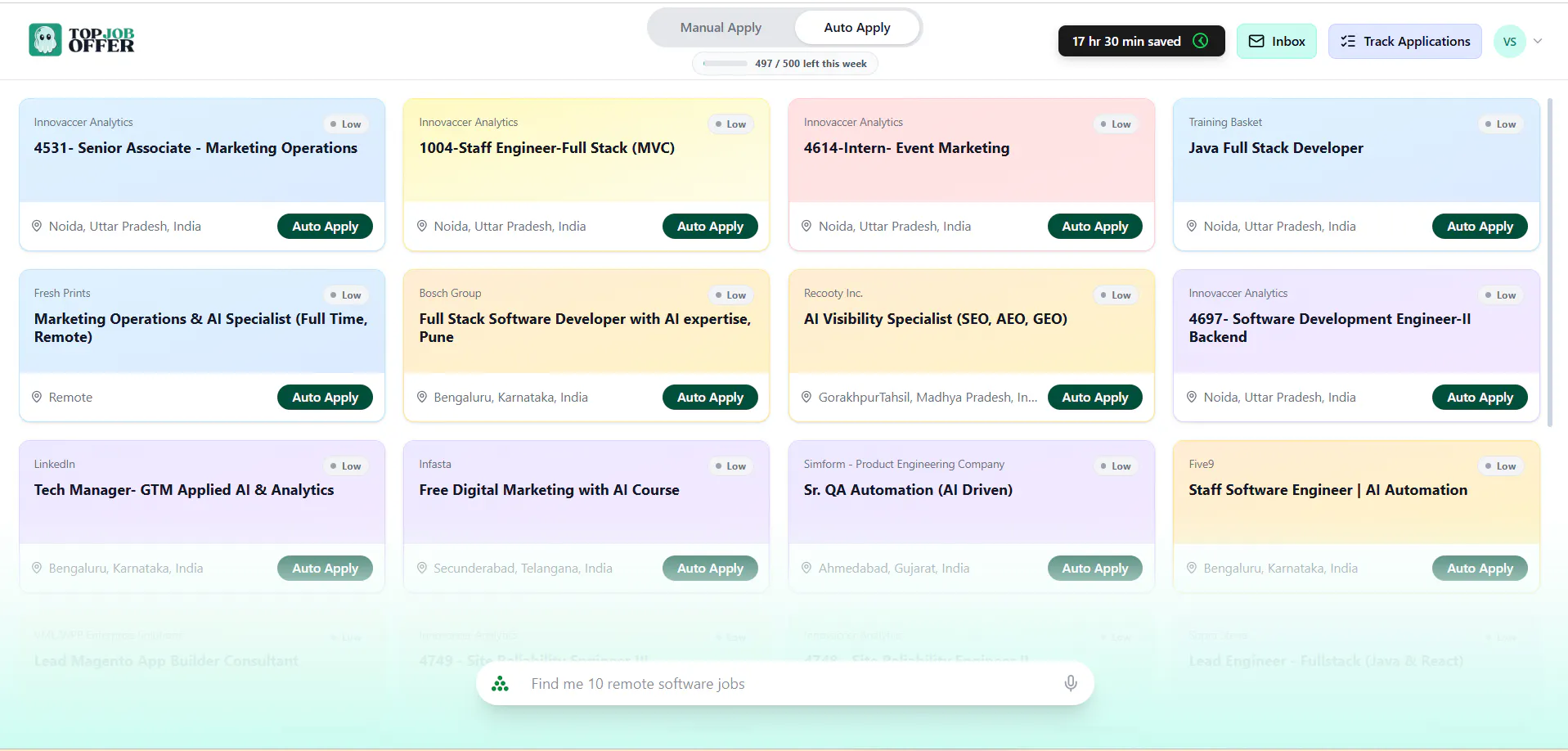 TopJobOffer — AI Job Search & Auto Apply gallery image