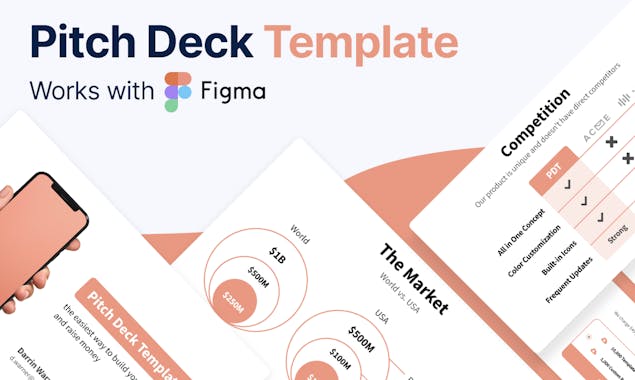 Figma Pitch Deck Template Gallery Image 1