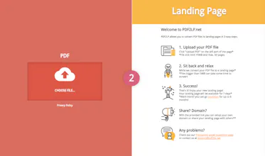 PDF 2 Landing page converter gallery image