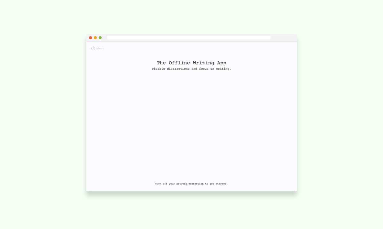 The Offline Writing App gallery image