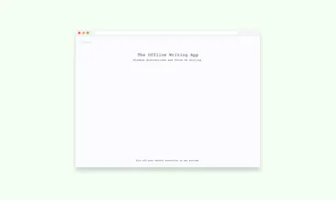 The Offline Writing App gallery image
