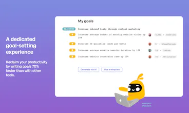 Tability OKRs Editor gallery image