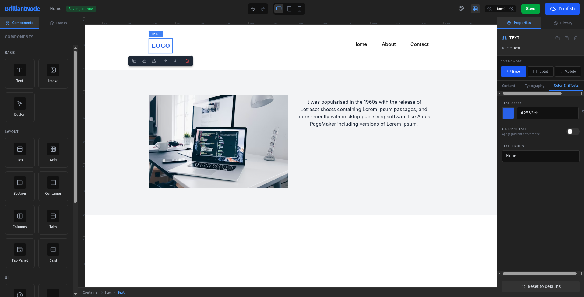 BrilliantNode - Screenshot 3 showing product features and functionality