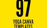 97 Yoga Canva Templates for Social Media image