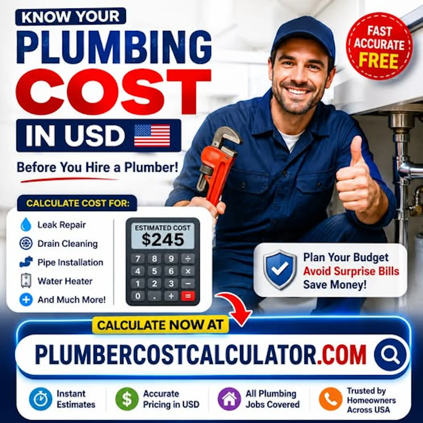 Online US Plumber Rates screenshot 1