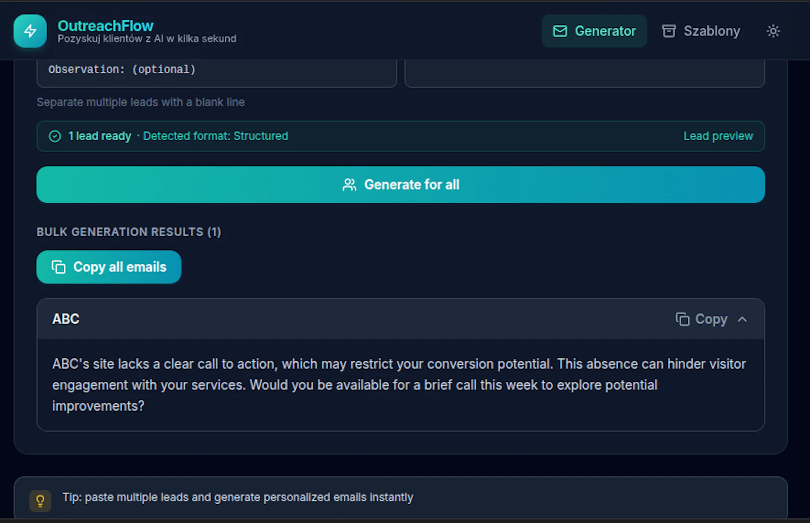 OutreachFlow screenshot 4