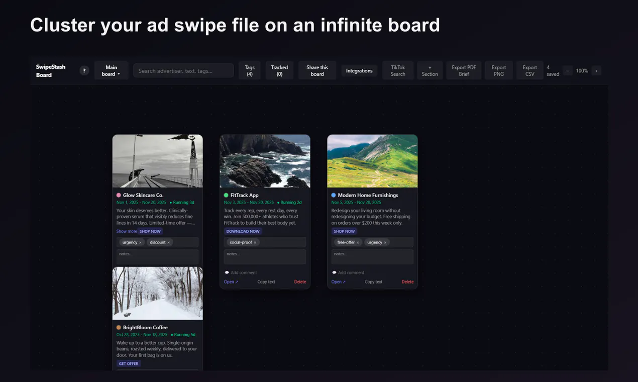 SwipeStash — Ad Swipe File gallery image