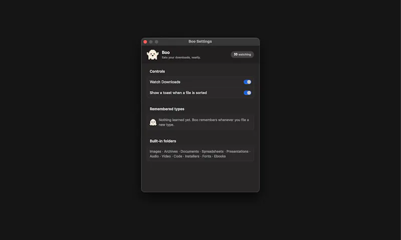 Boo screenshot 2