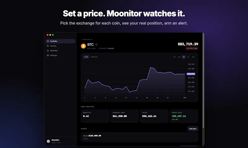 Moonitor screenshot 3