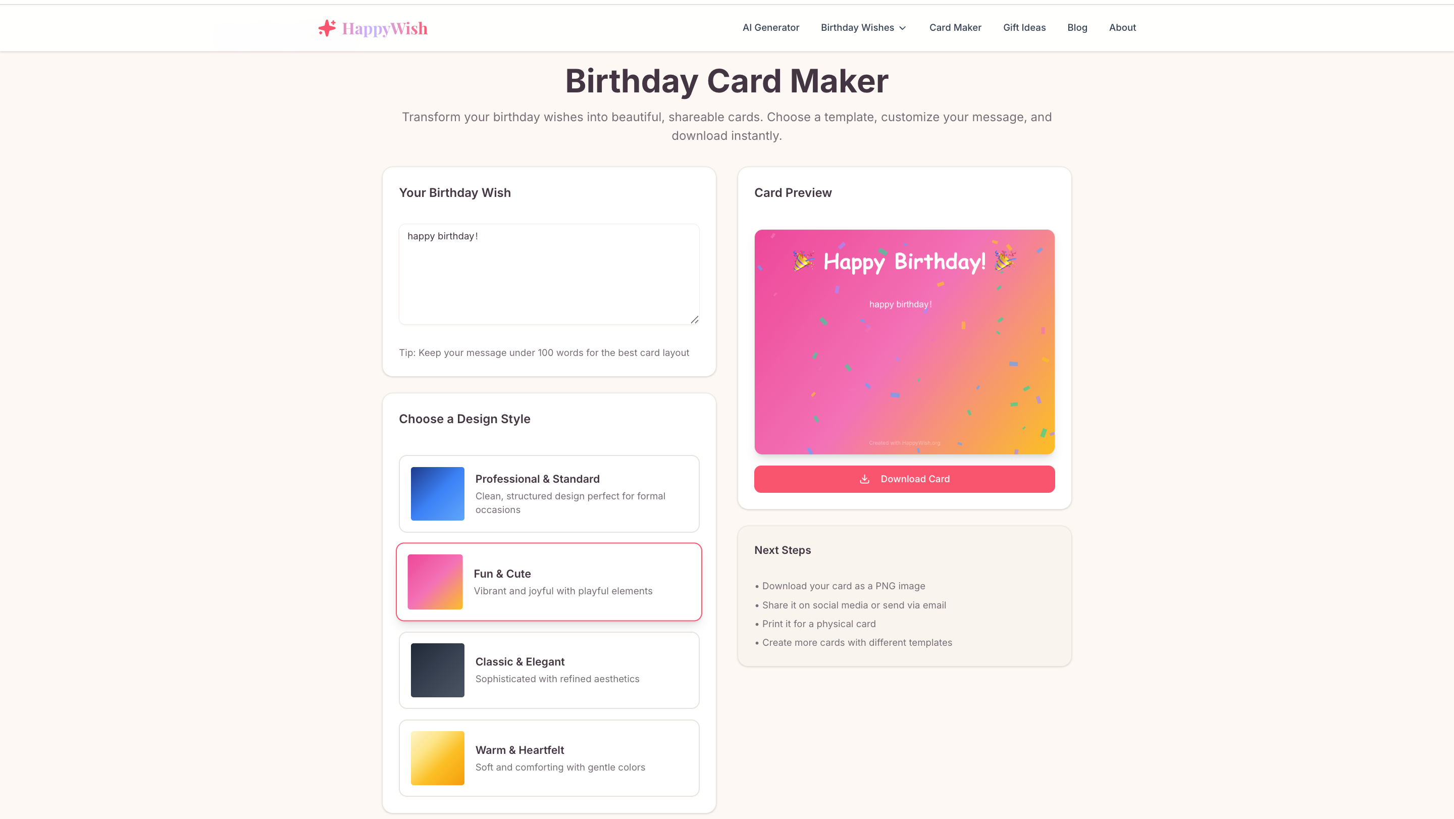 HappyWish gallery image