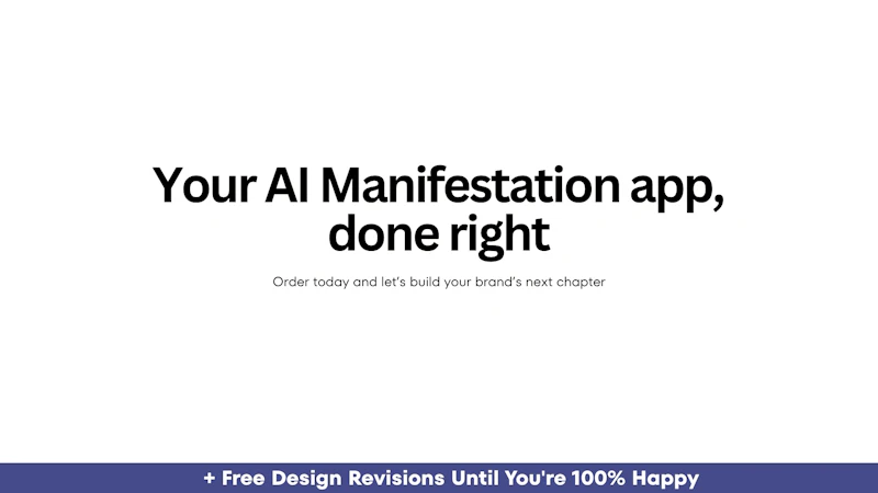 Custom Manifestation AI Mobile App screenshot 7
