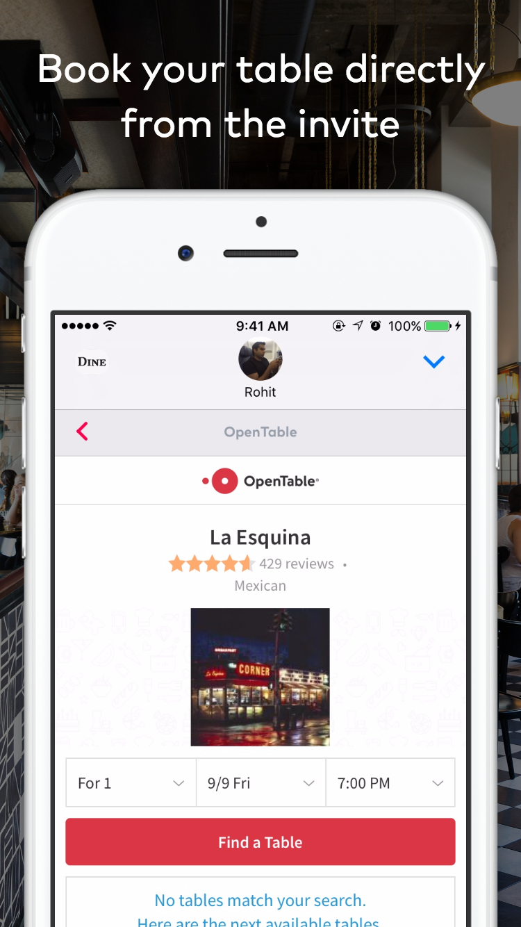 DINE by Tasting Table for iMessage gallery image