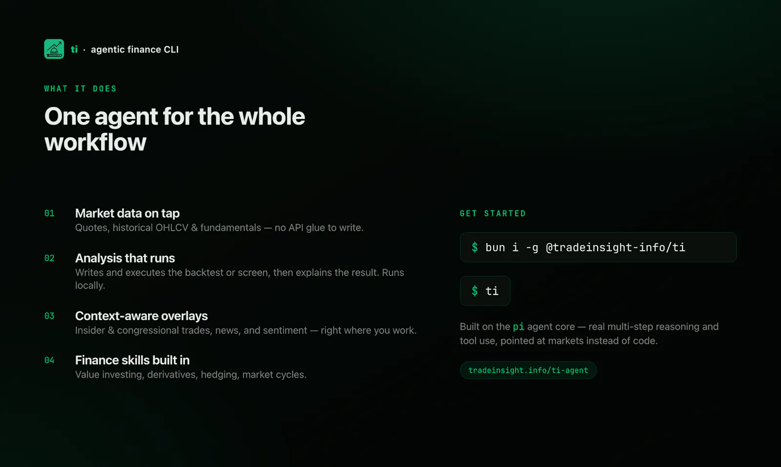 ti — AI Agent for Quants & Traders screenshot 4