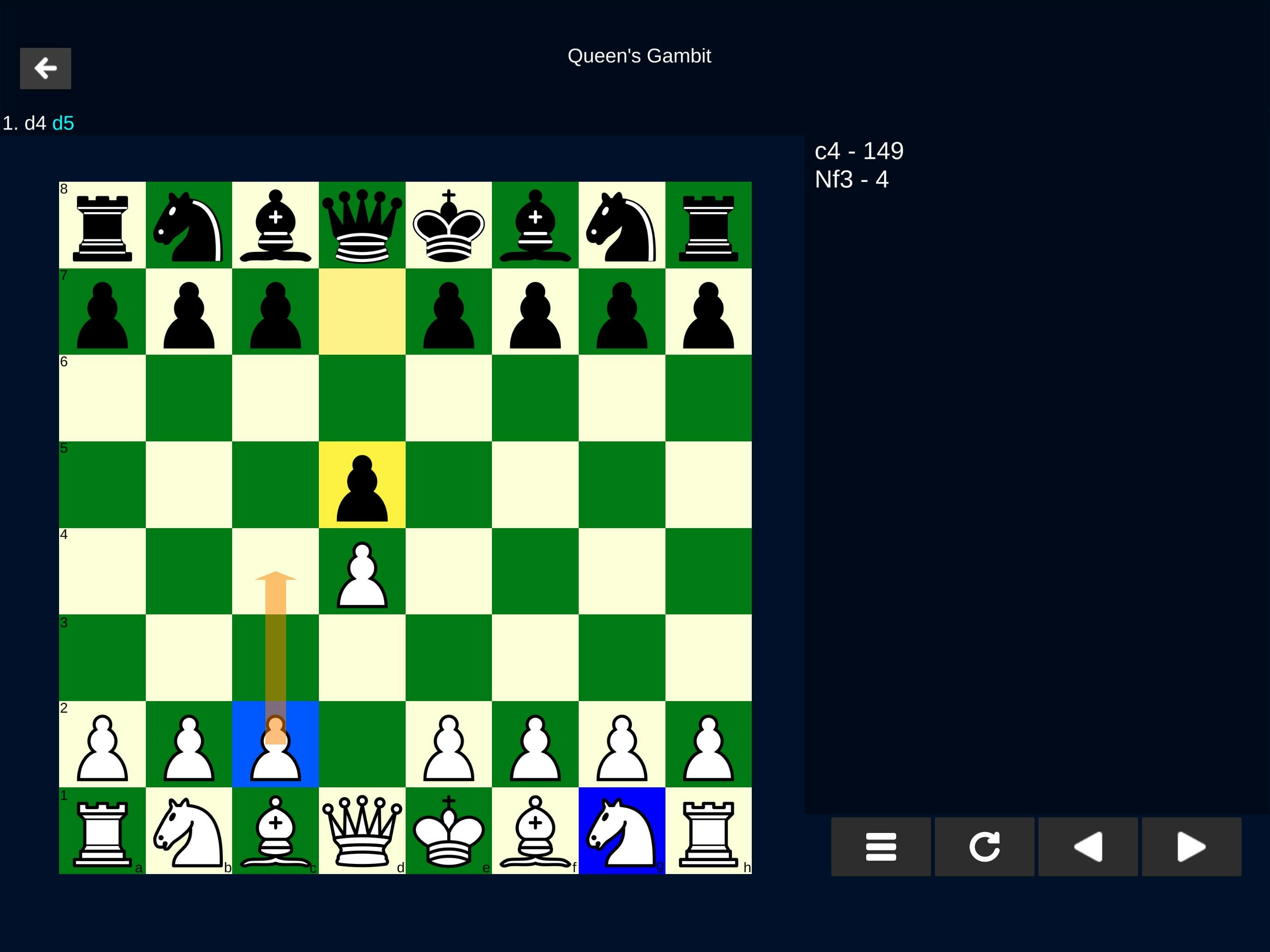 Openchess - Un'applicazione per l'apprendimento di aperture di scacchi media 3