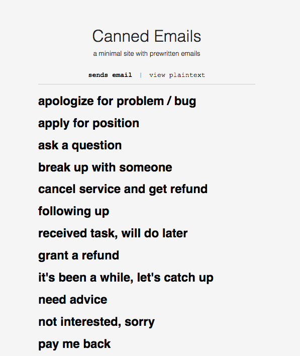 Canned Emails gallery image