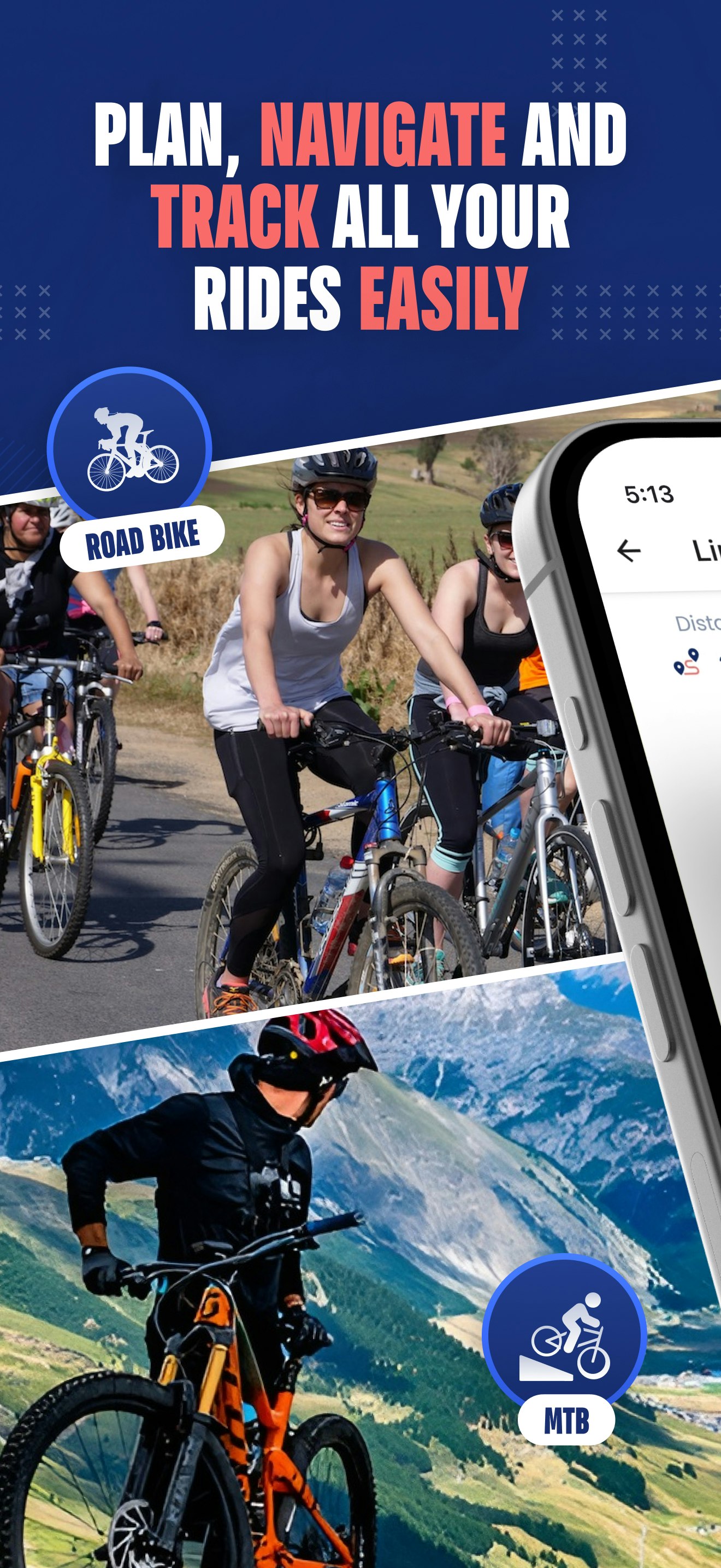 Bikecompanion - Tracker bici all-in-one: piano, navigazione, traccia e progresso. media 2