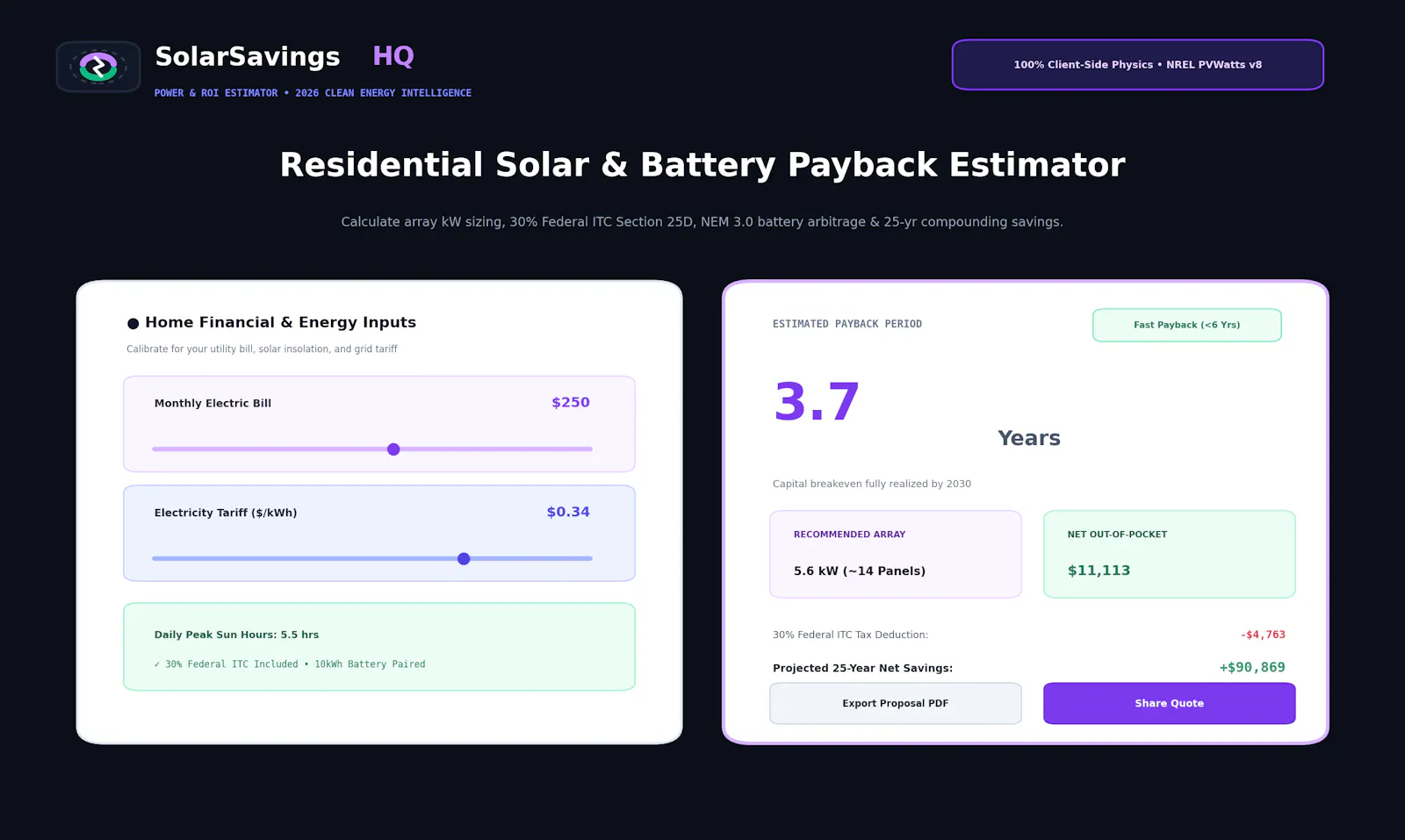 SolarSavingsHQ screenshot 7