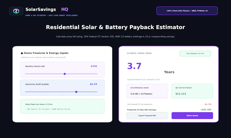 SolarSavingsHQ screenshot 7