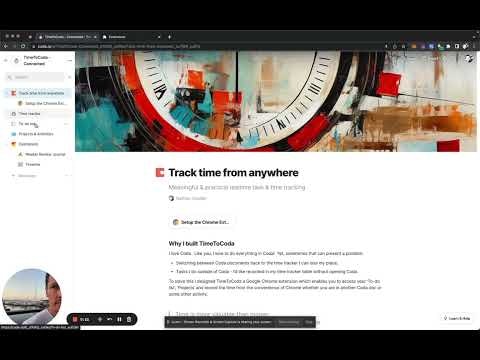 startuptile TimeToCoda-AI Time Tracker Weekly Journal and Productivity Dashboard
