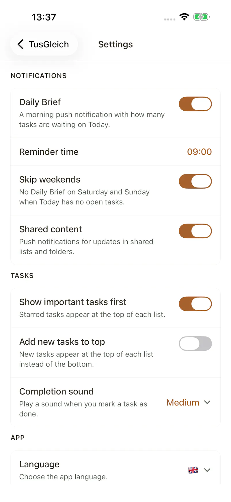 TusGleich screenshot 7