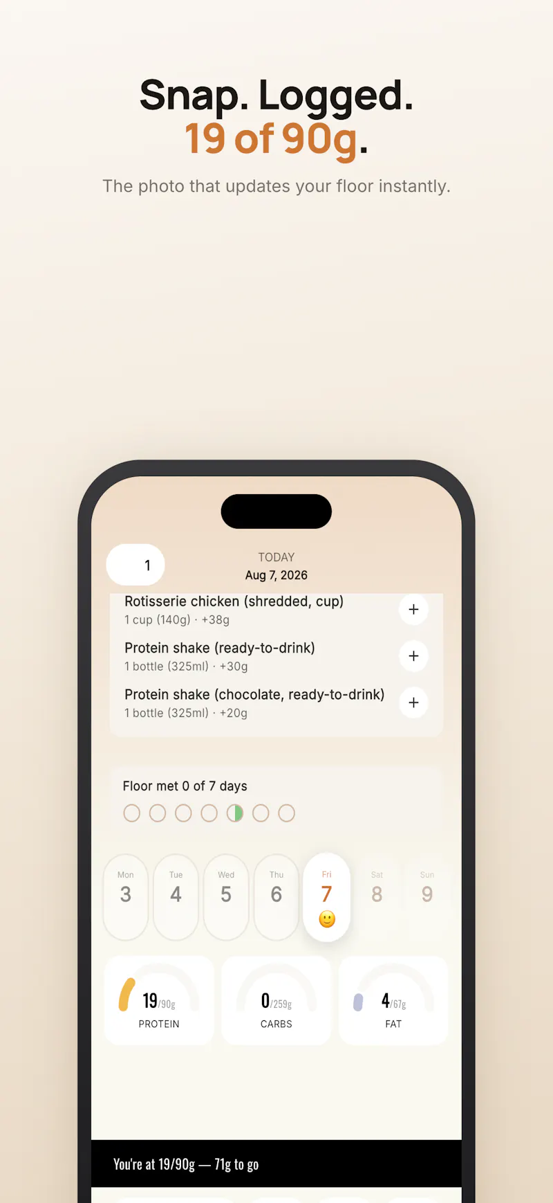 Plates: Protein Tracker screenshot 5