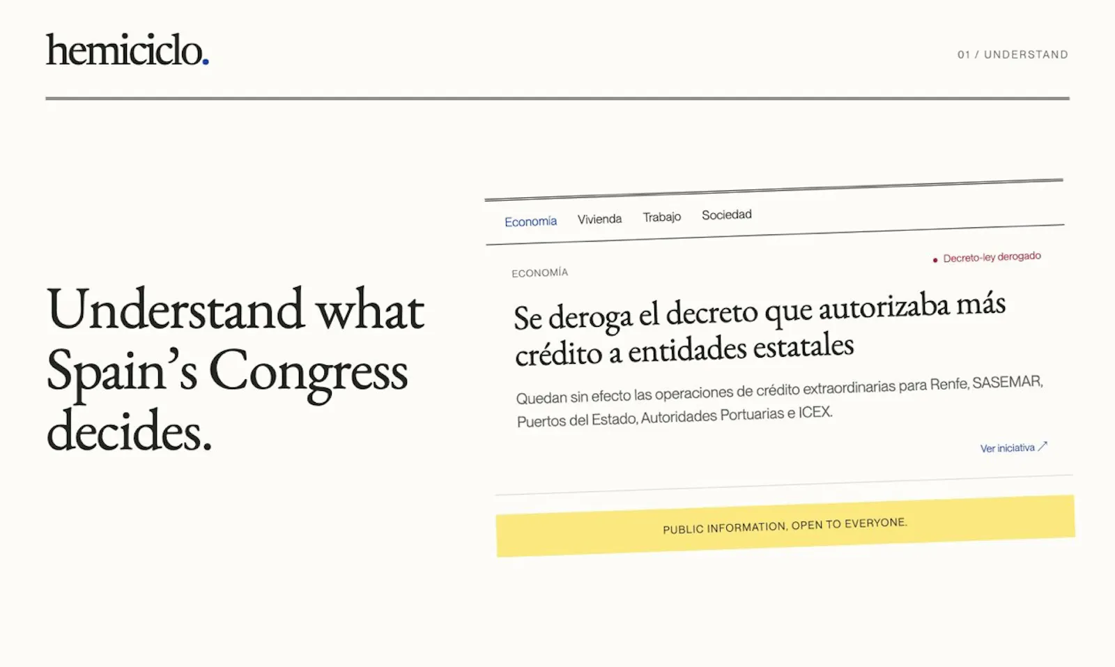 Hemiciclo screenshot 1