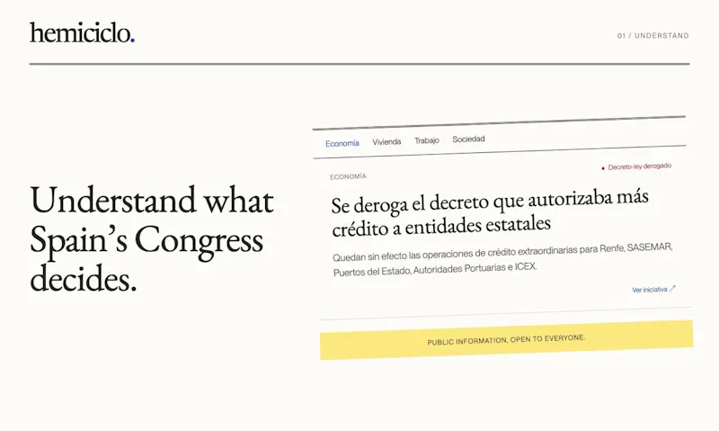 Hemiciclo screenshot 1