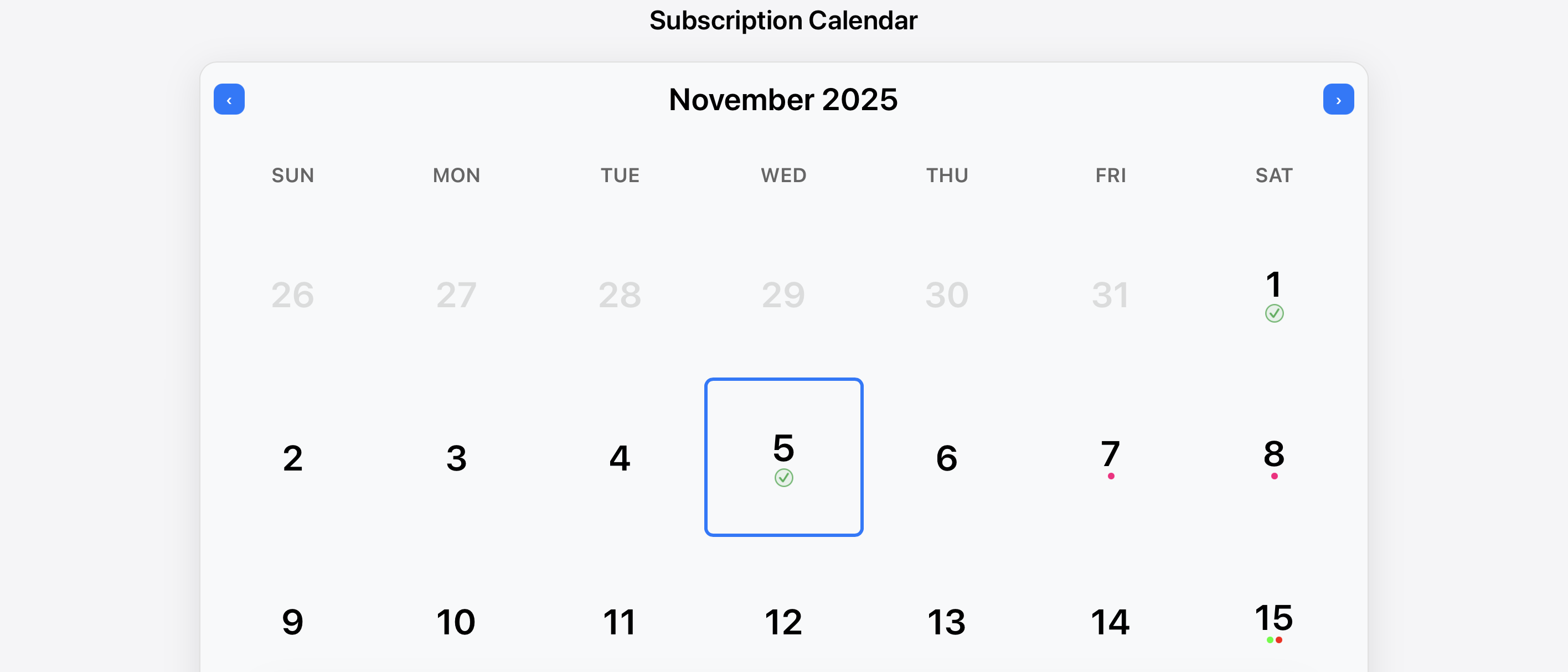 SubRemindr gallery image