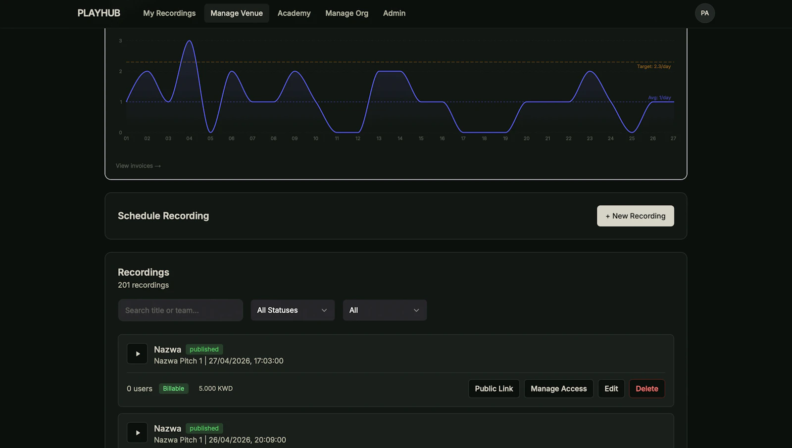 PLAYBACK SPORTS AI screenshot 4