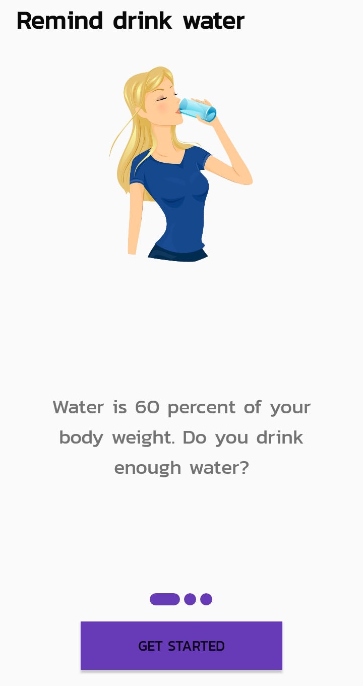 Water Tracker. Remind drink water. gallery image